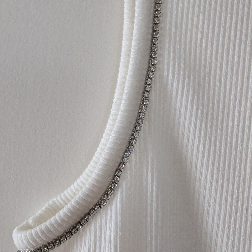 Lulu's Ivory Ribbed Tank Top - Picture 2 of 4